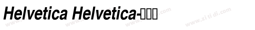 Helvetica Helvetica字体转换